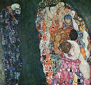 Gustav Klimt Death and Life oil painting artist